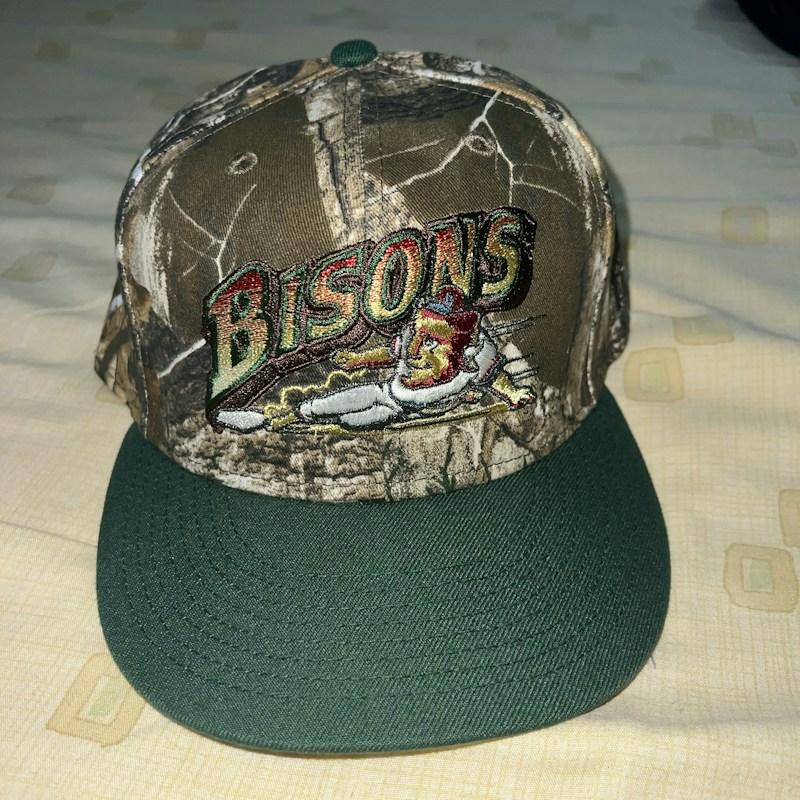 New Era Buffalo Bisons Camo Green 59FIFTY Fitted Hat