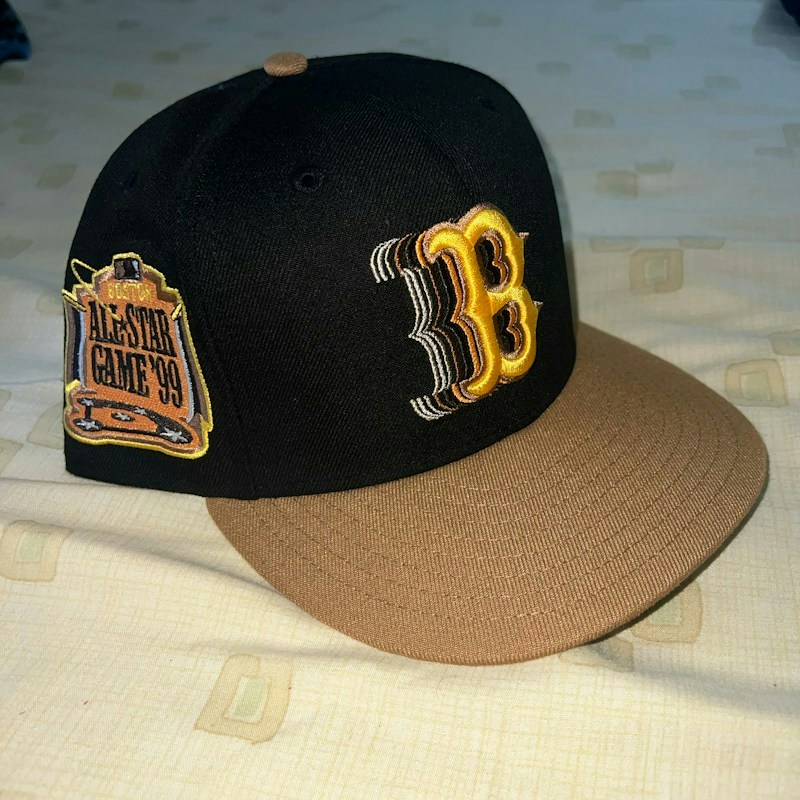 New Era Boston Red Sox Boston All-Star Game '99 59FIFTY Fitted Hat Black Brown Utopia 1.0
