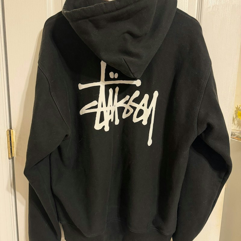 Stüssy Basic Hooded Sweatshirt Black