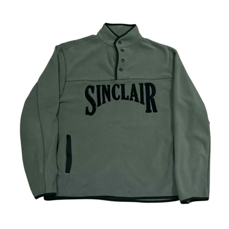 Sinclair Polar Fleece Pullover Jacket Grey