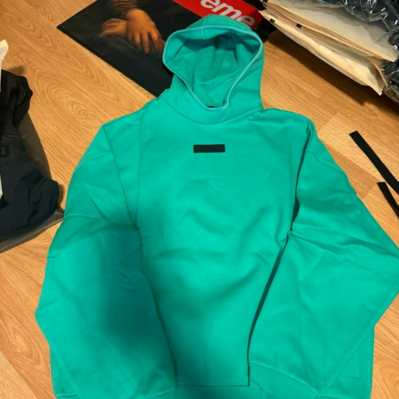 Fear of God Essentials Hoodie Mint Leaf
