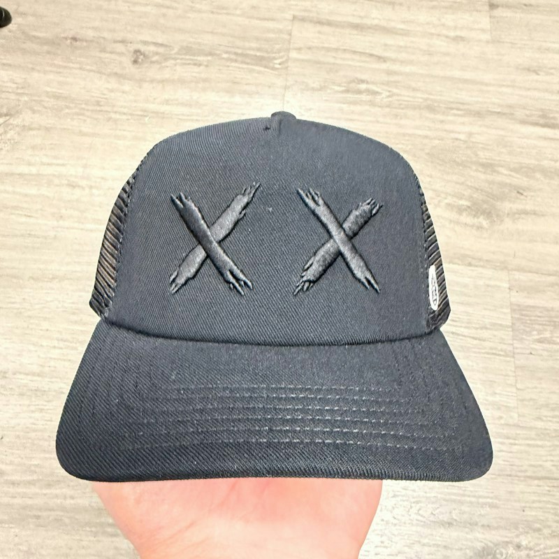 Cult of Individuality Mesh Back Trucker Hat Black