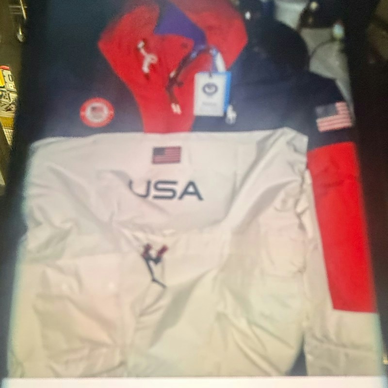 Polo Ralph Lauren USA Team Colorblock Anorak Jacket Multi