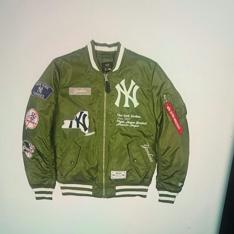 Alpha Industries New York Yankees Bomber Jacket Green