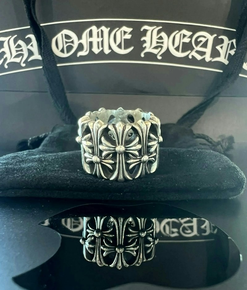 Chrome Hearts Cemetery Ring Silver