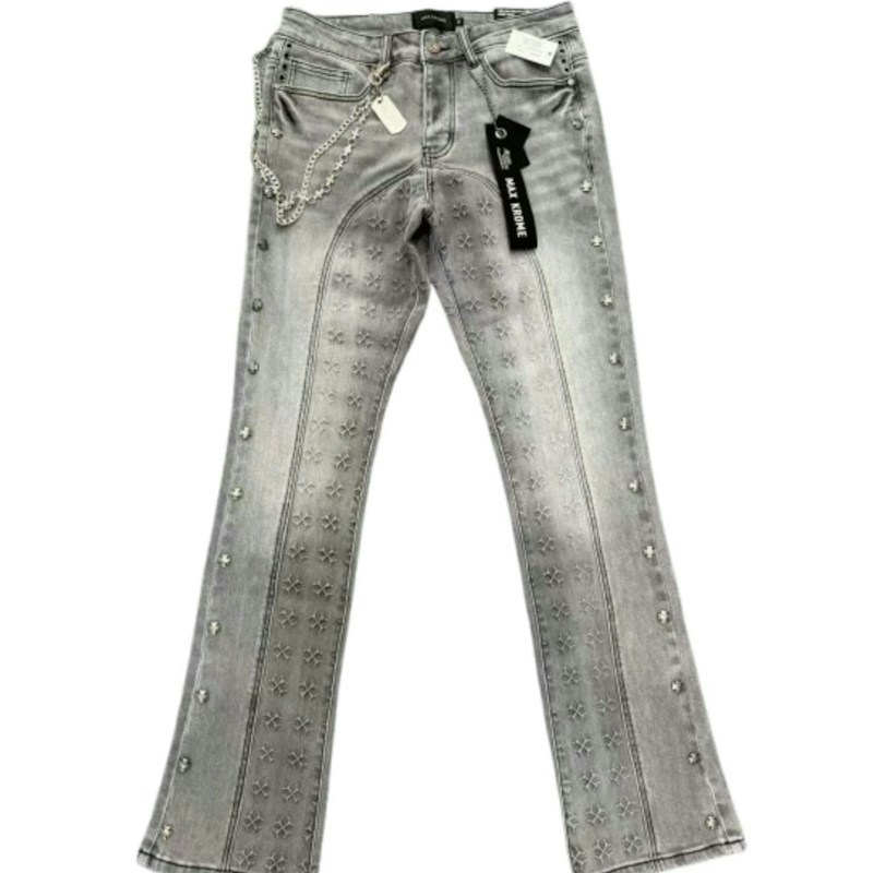 Max Krome Denim Jeans Grey
