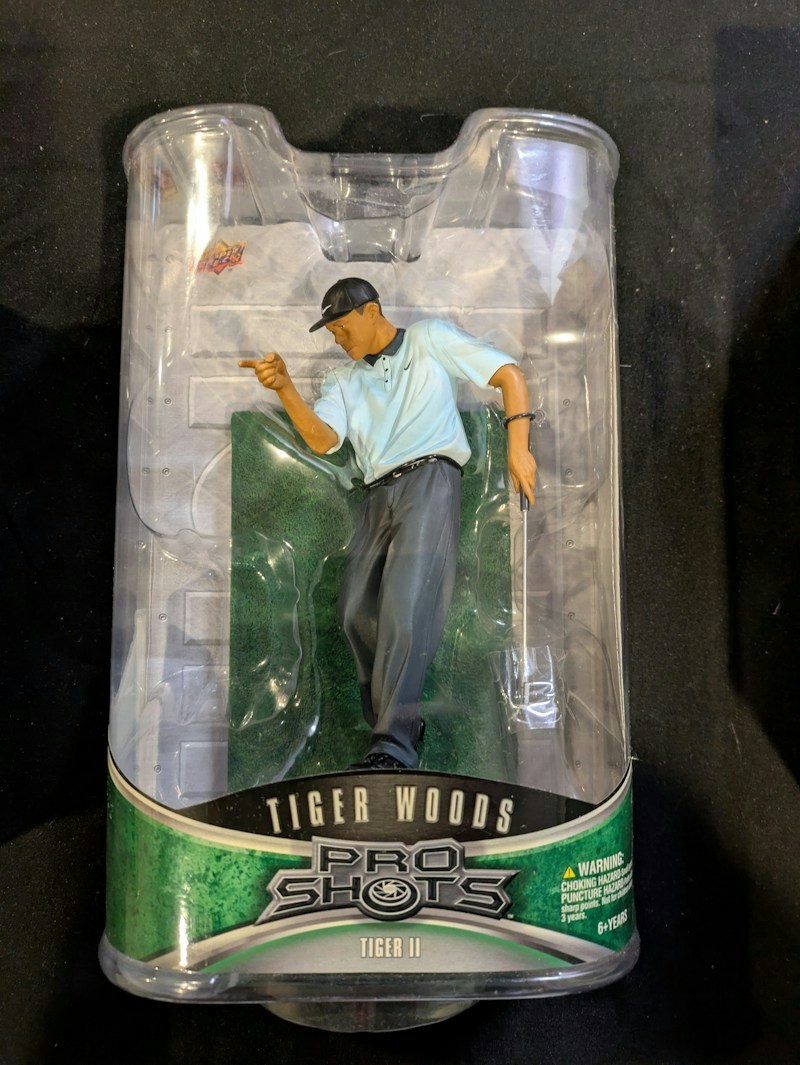 Upper Deck Pro Shots Tiger Woods Action Figure Series 1 Tiger II