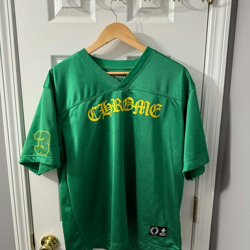 Chrome Hearts Mesh Warm Up Jersey Green/Yellow