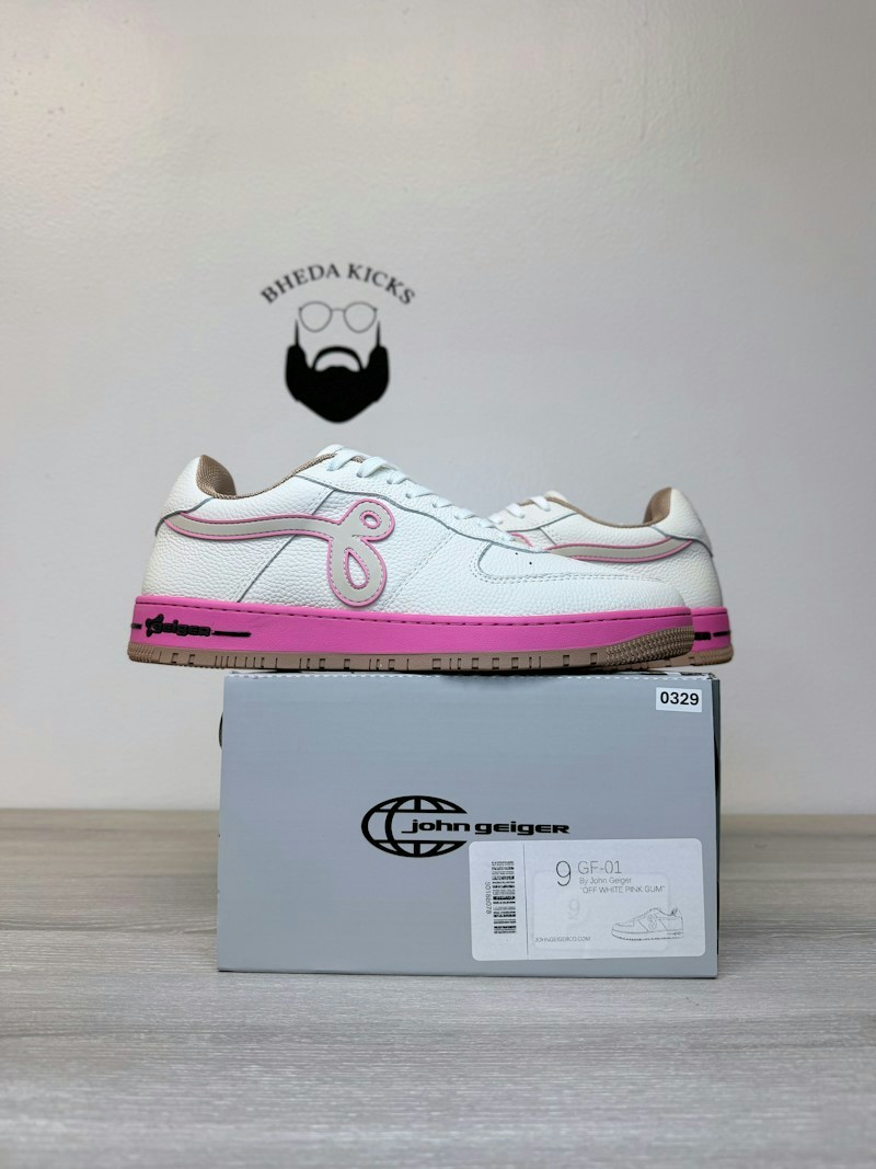 John Geiger GF-01 Off-White Pink Gum