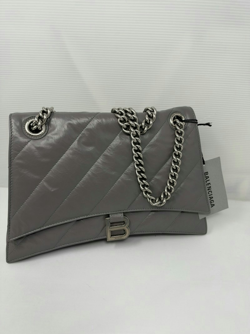 Balenciaga Hourglass Chain Bag Grey