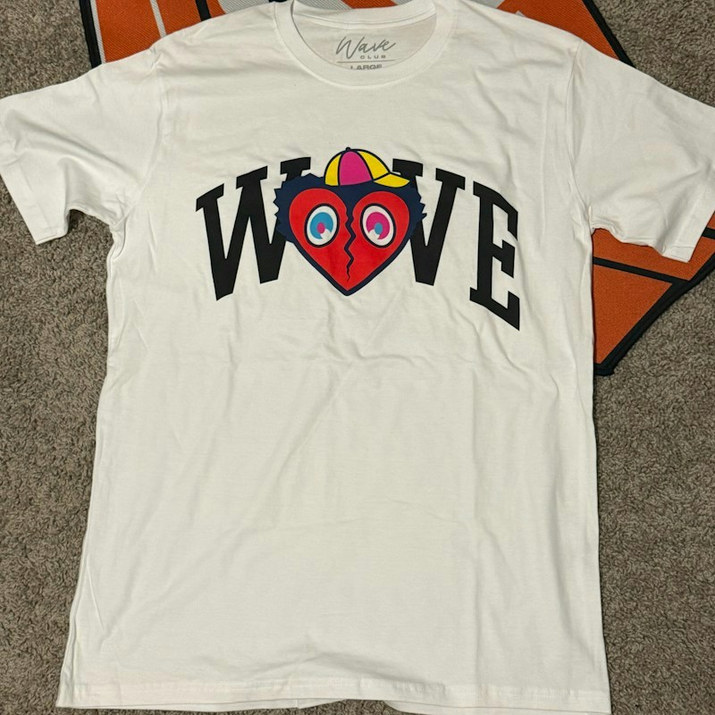 Wave Club Graphic T-Shirt White