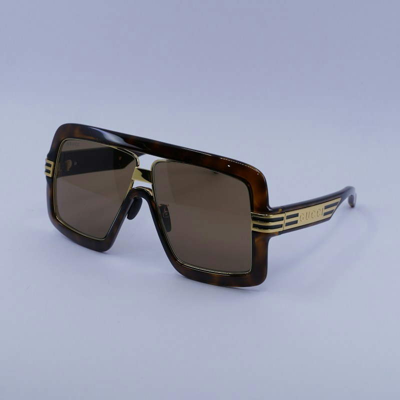 Gucci GG0900S 002 Aviator Sunglasses - Havana