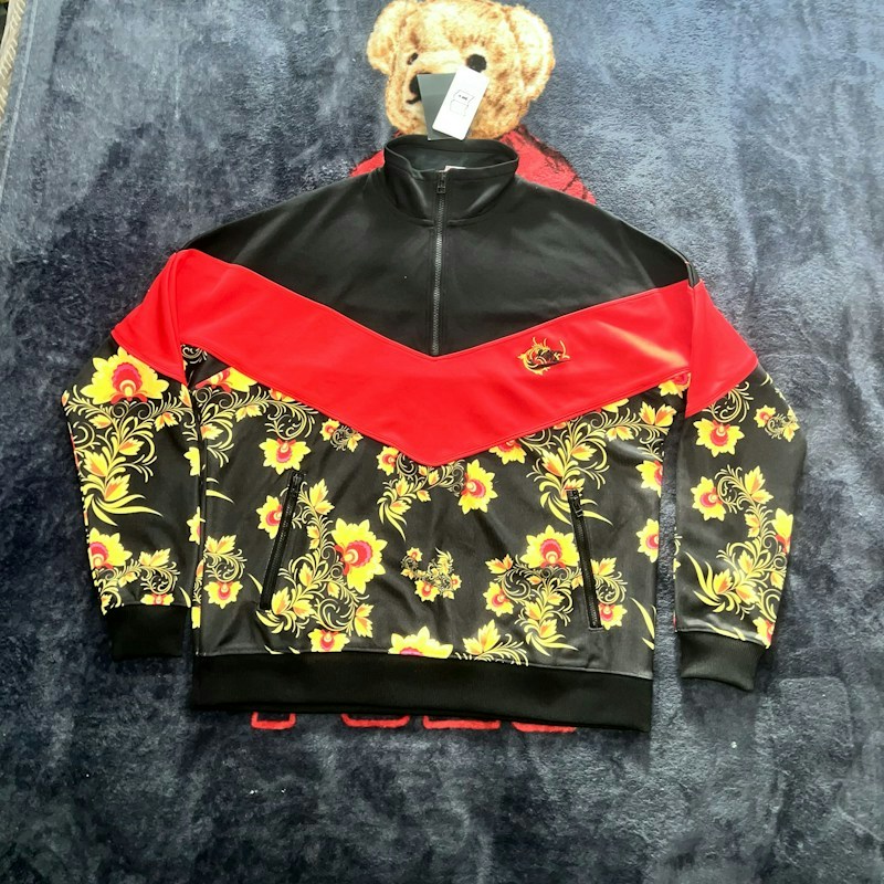 Nike Floral Track Jacket Black