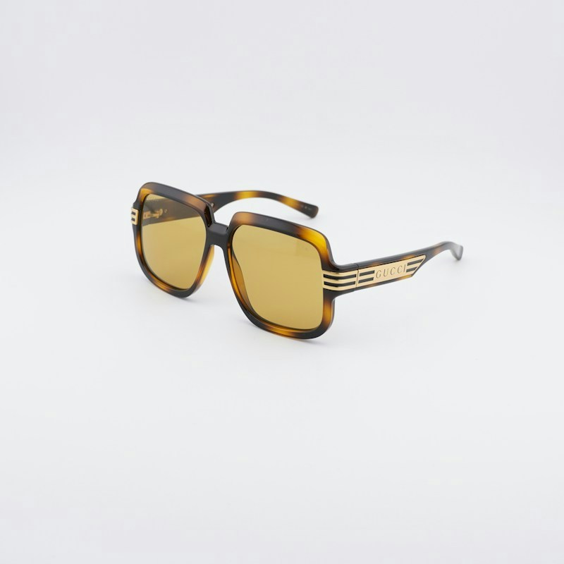 Gucci GG0979S 002 Square Sunglasses Havana Brown