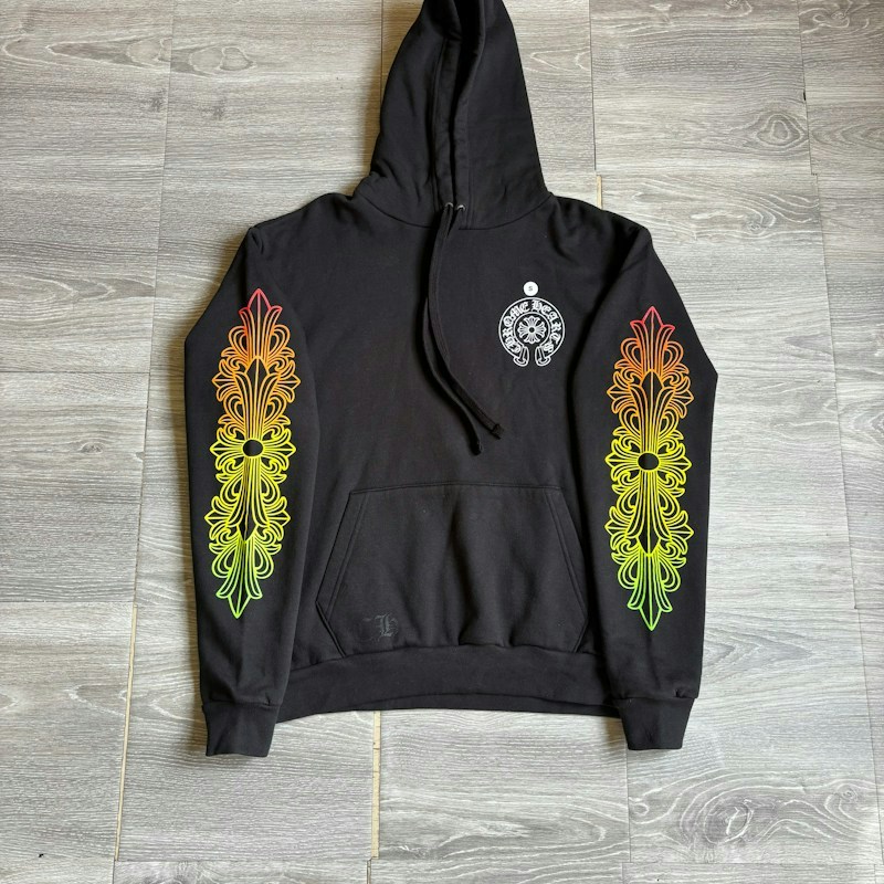 Chrome Hearts Gradient Floral Hoodie