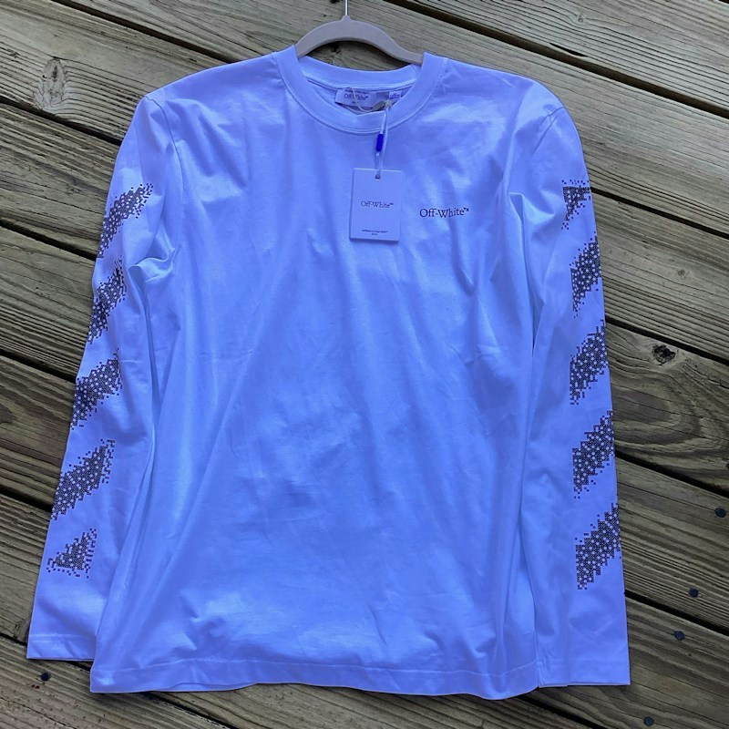 T-shirt à manches longues Off-White blanc