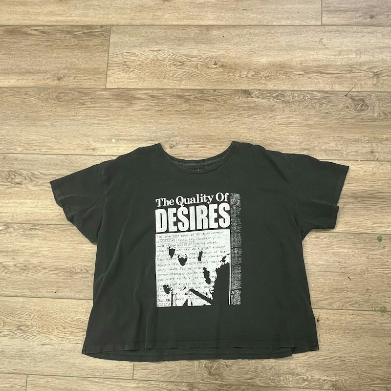 T-shirt con grafica Bottega Desires nera