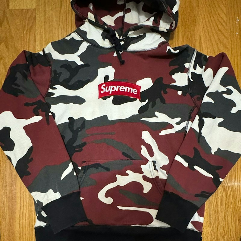 Supreme Box Logo Hooded Sweatshirt Urban Camo