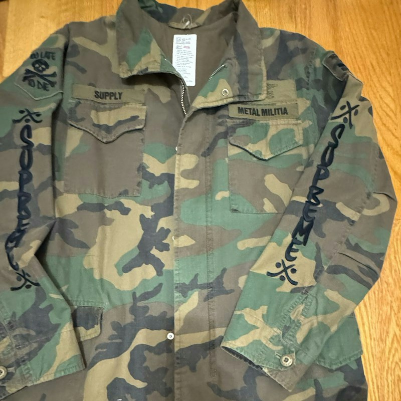 Supreme WTAPS M65 Militia Camo Jacket