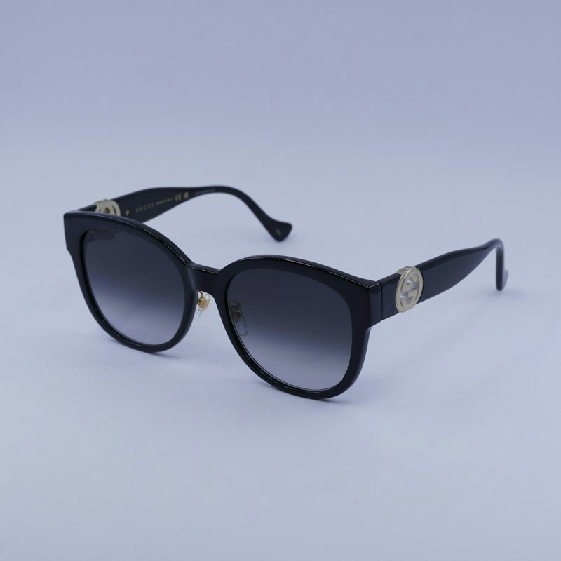 Gucci GG1028SK 001 Cat Eye Sunglasses Black