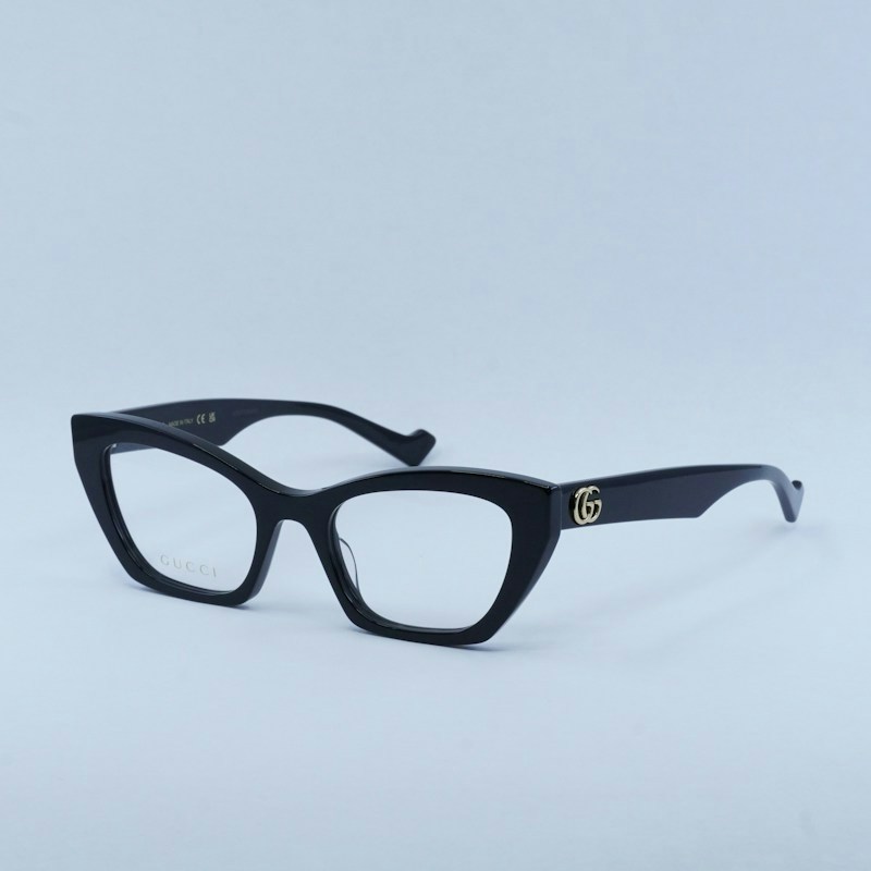 Gucci GG1334O 001 Cat Eye Eyeglasses Black