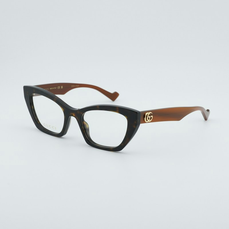 Occhiali da vista Gucci GG1334O 005 Cat Eye Havana 52mm