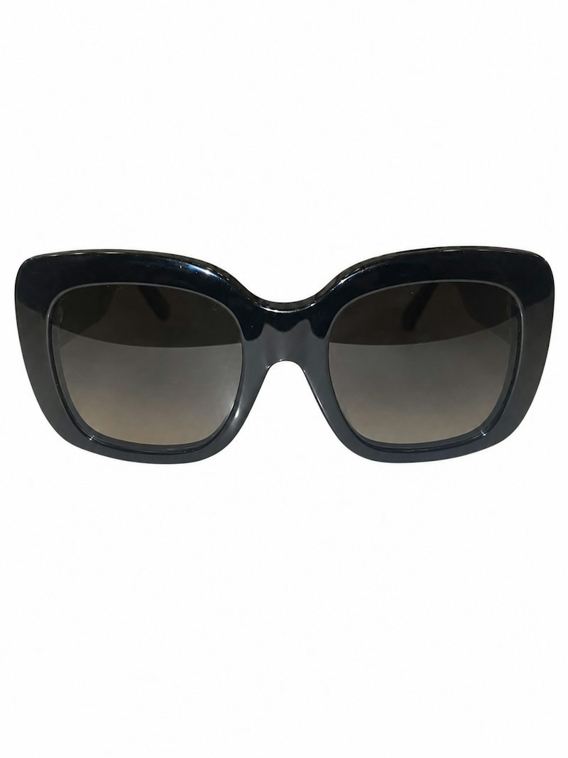Louis Vuitton LV Empreinte Square Sonnenbrille Schwarz