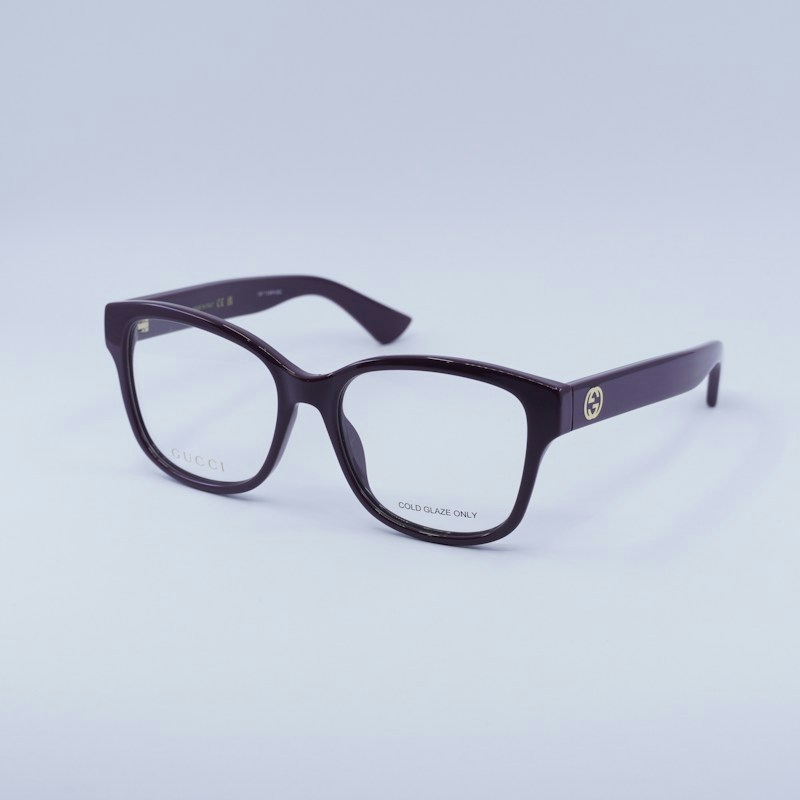 Occhiali da vista Gucci GG1340O 004 quadrati bordeaux 54mm