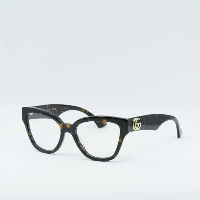 Occhiali da vista Gucci GG1424O 006 Cat Eye Havana Dark 54mm