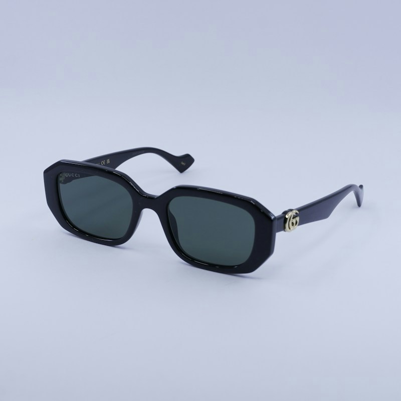 Gucci GG1535S 001 Geometrische Sonnenbrille Schwarz