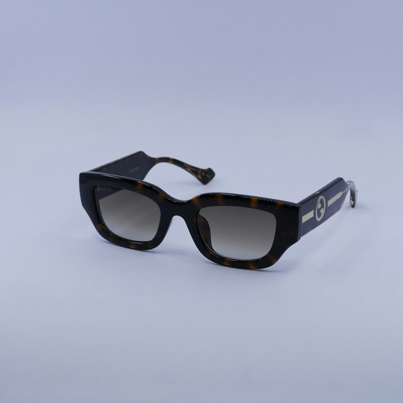 Gucci GG1558SK 002 Square Sunglasses Havana