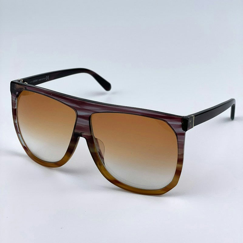 Gafas de sol Loewe FILIPA Shield Purple Stripe Multicolor Marrón Degradado