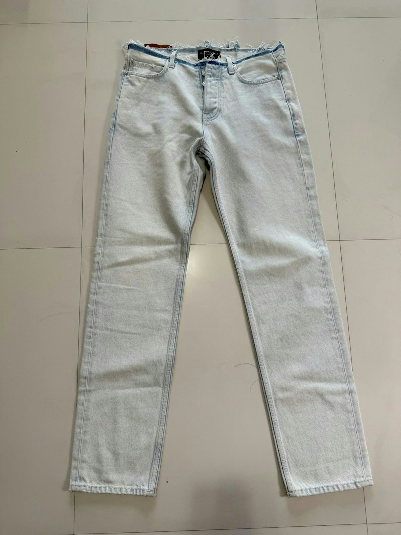 Balenciaga Ripped Jeans Light Blue