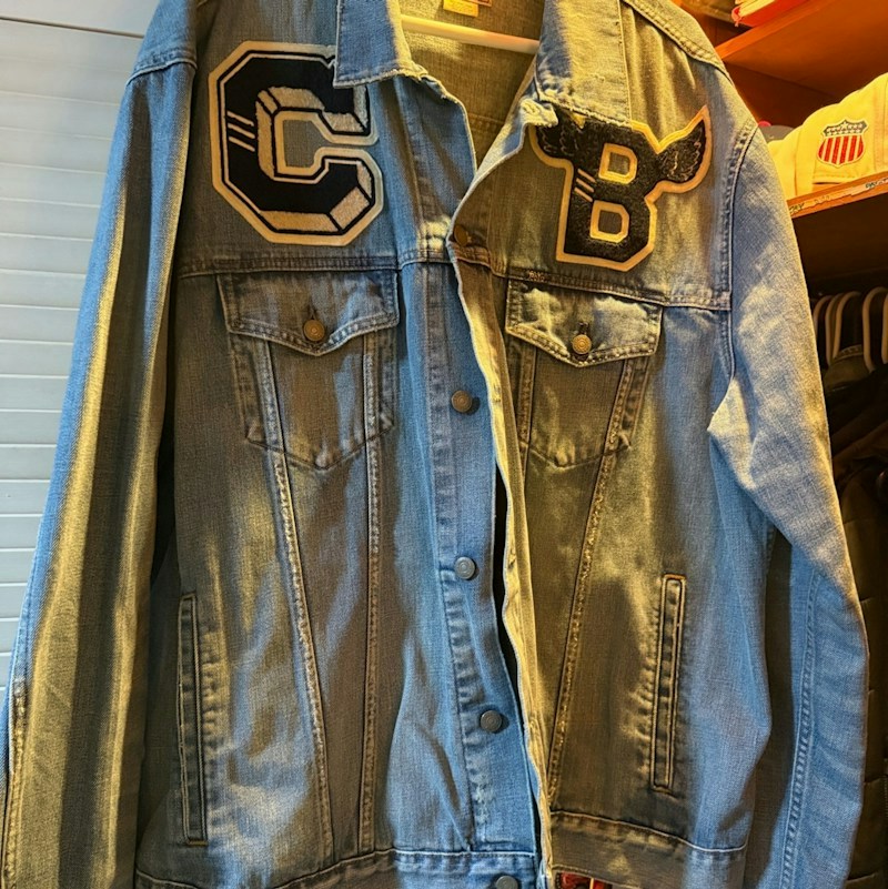 Polo Ralph Lauren Patchwork Denim Trucker Jacket Blue