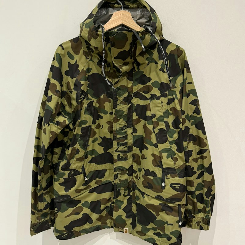 BAPE Gore-Tex 1st Camo Green Snowboard Jacket