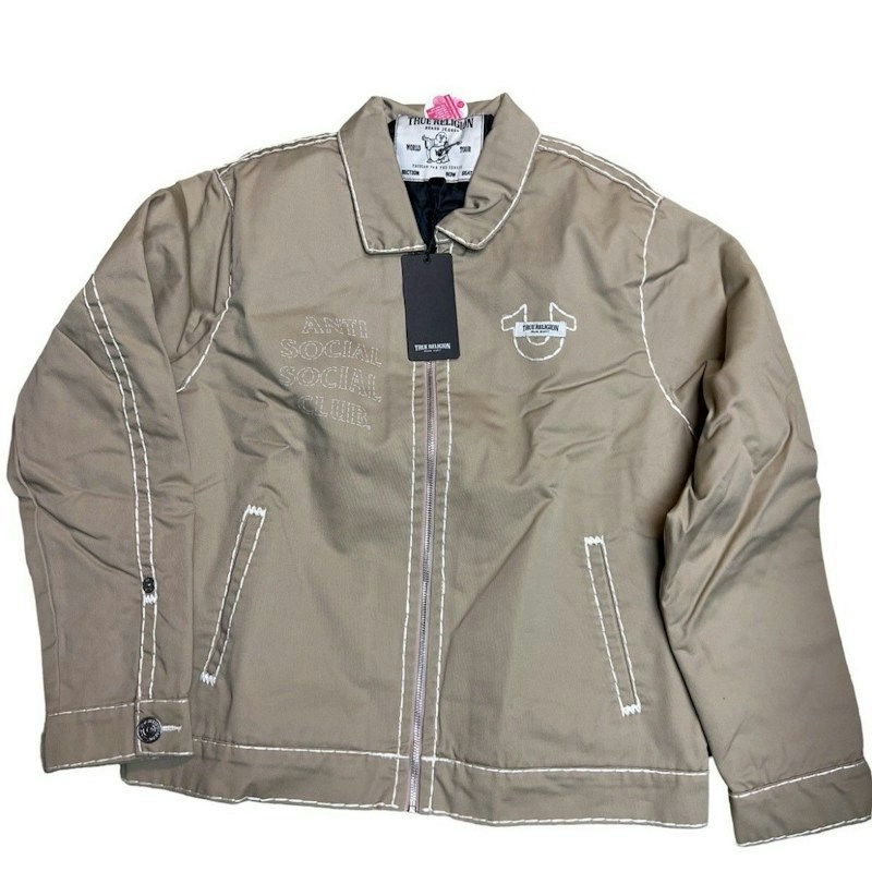 Anti Social Social Club x True Religion Jacket Tan