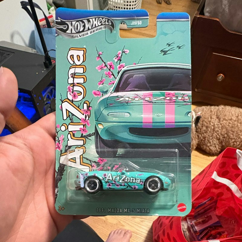 Hot Wheels Silver Series Arizona 1991 Mazda MX-5 Miata