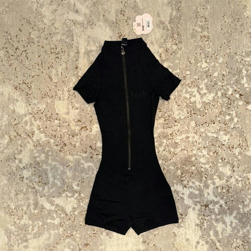 BodybyRaven Basics Romper Black