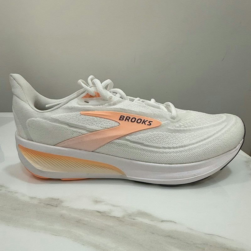 Brooks Revel 9 White Cyber Peach Purple (Women's)