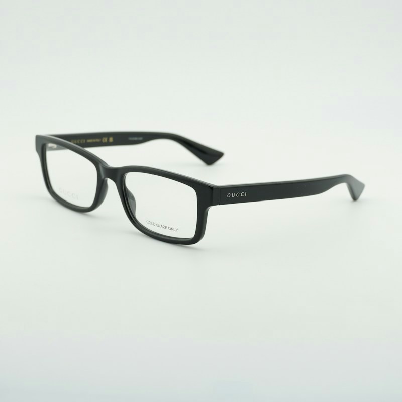 Occhiali da vista Gucci GG1717O 001 Rettangolari Nero Lucido