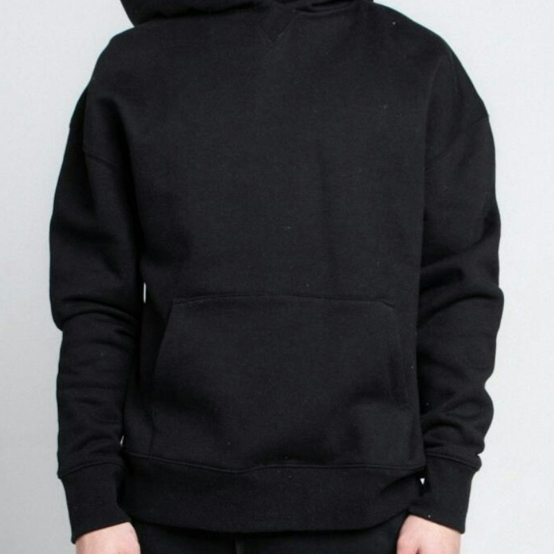 Armor Jeans Plain Hoodie Schwarz