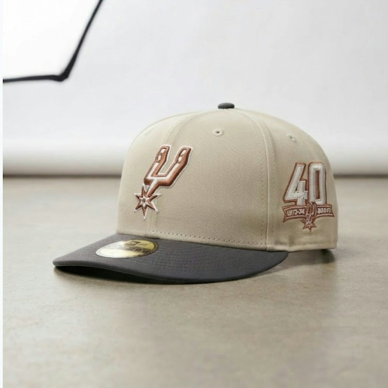 Casquette Snapback New Era 9FORTY San Antonio Spurs gris clair