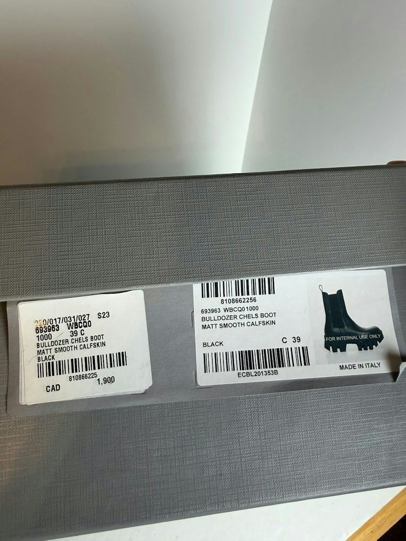 Balenciaga Bulldozer Chelsea Boot Black (Women's)