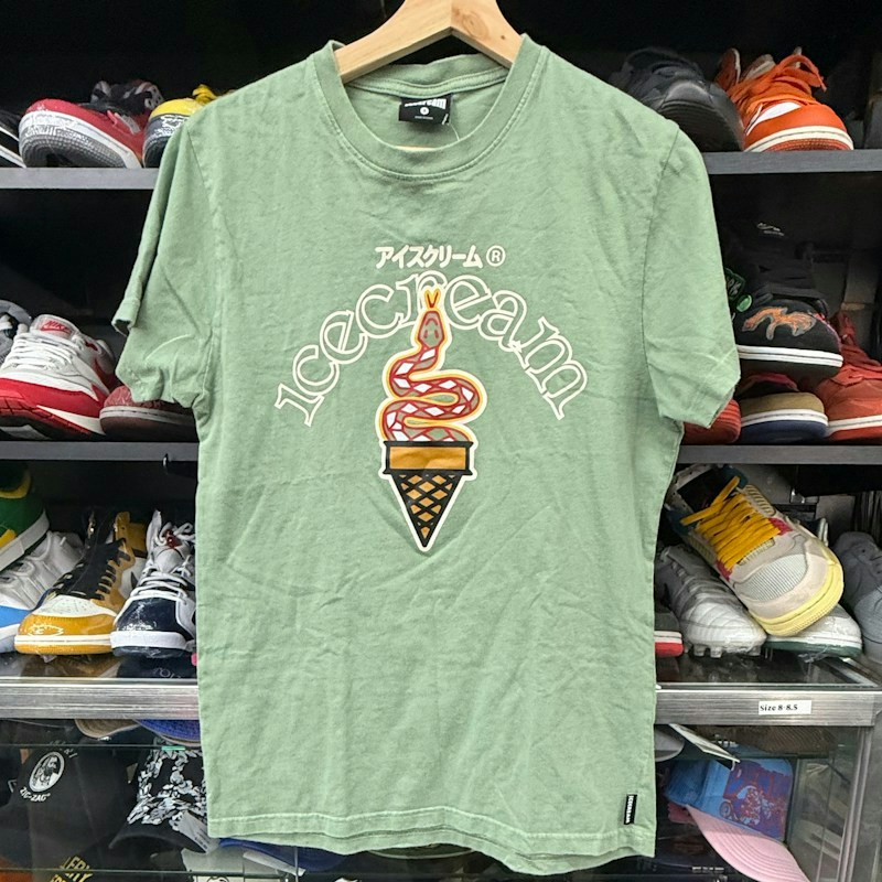 Billionaire Club Icecream Running Hunde-T-Shirt für Jungen, Grün