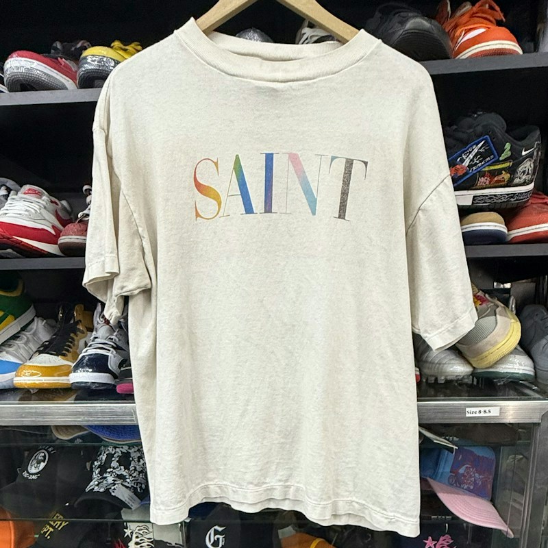 Saint Mxxxxxx Saint T-Shirt Off White
