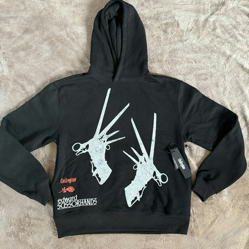 Civil Regime Edward Scissorhands Hoodie Black