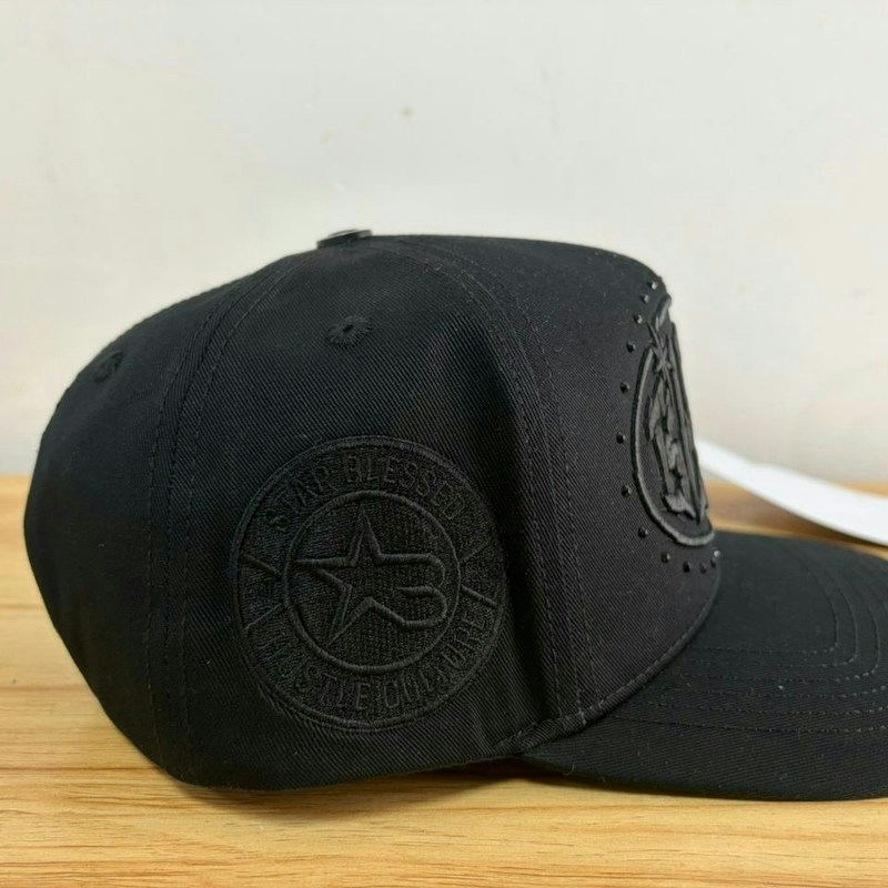 Blessed Snapback Hat Black