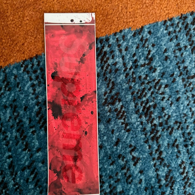 Supreme Rammellzee Box Logo Sticker Red