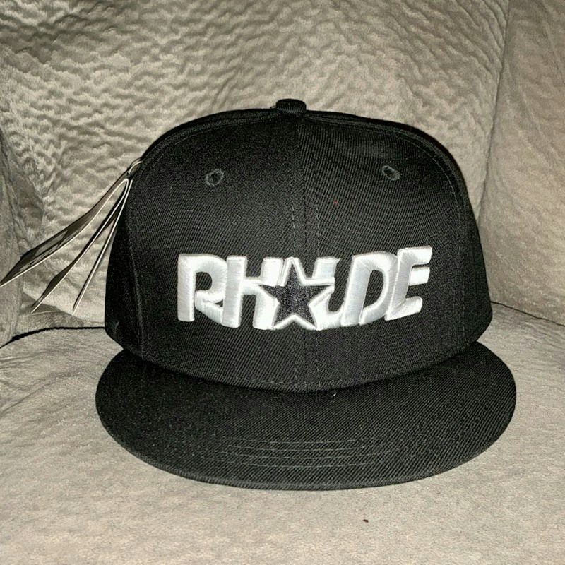 Rhude x Starter The Natural Snapback Hat Black