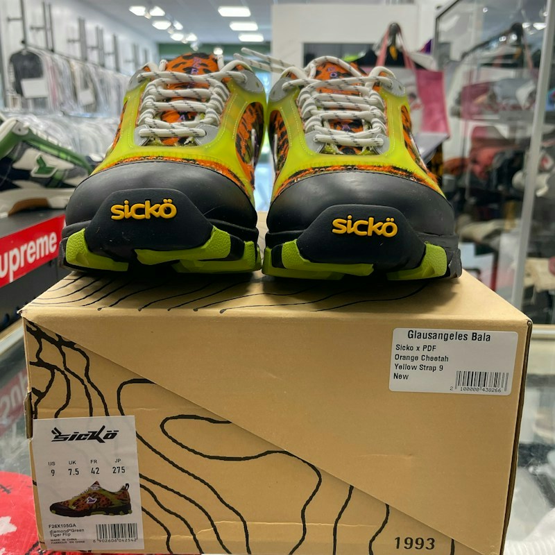 Sicko x PDF Bala Orange Cheetah Yellow Strap